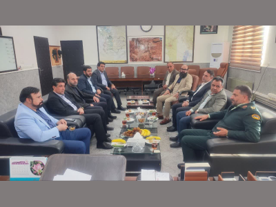 دیدار دکتر نوروزی و مدیران شهرداری با فرمانده نیروی انتظامی استان