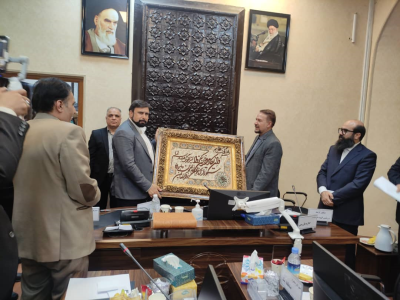 مراسم تودیع مدیر کل بازرسی شهرداری کرمانشاه برگزار شد 
