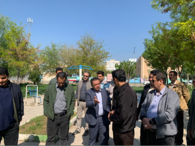 بازدید میدانی مدیران شهرداری از سطح مناطق شهر