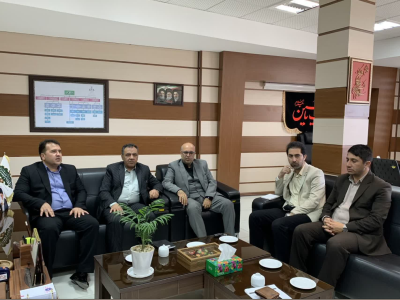 دیدار مهندس بیژن‌مرادی شهردار کلانشهر کرمانشاه با دکتر حسن پور مدیرکل ثبت اسنادواملاک استان کرمانشاه