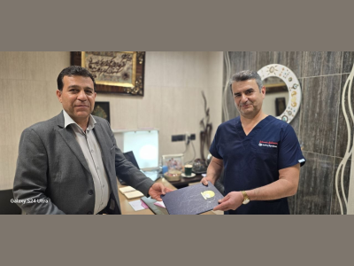 تقدیر شهردار کرمانشاه از چهره ماندگار حوزه درمان کرمانشاه
