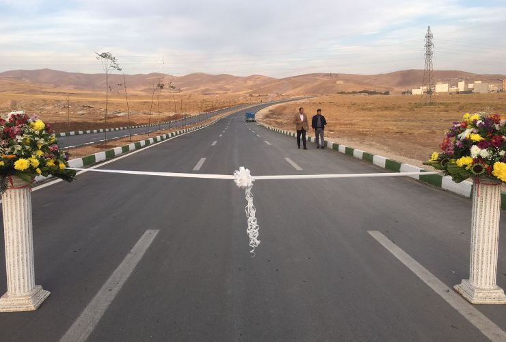 یک محور مواصلاتی جدید در کرمانشاه افتتاح شد