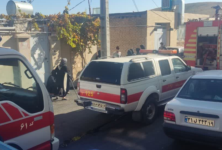 حریق یک منزل مسکونی در کرمانشاه ۲ مصدوم برجای گذاشت