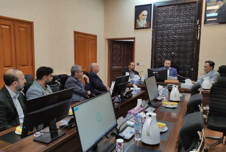 دیدار هیئت رئیسه بنیاد مسکن کشور با شهردار کرمانشاه 